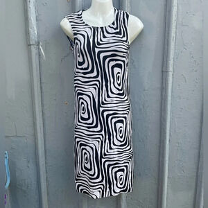Wolford Black & White Patterned Bodycon dress,  size XS